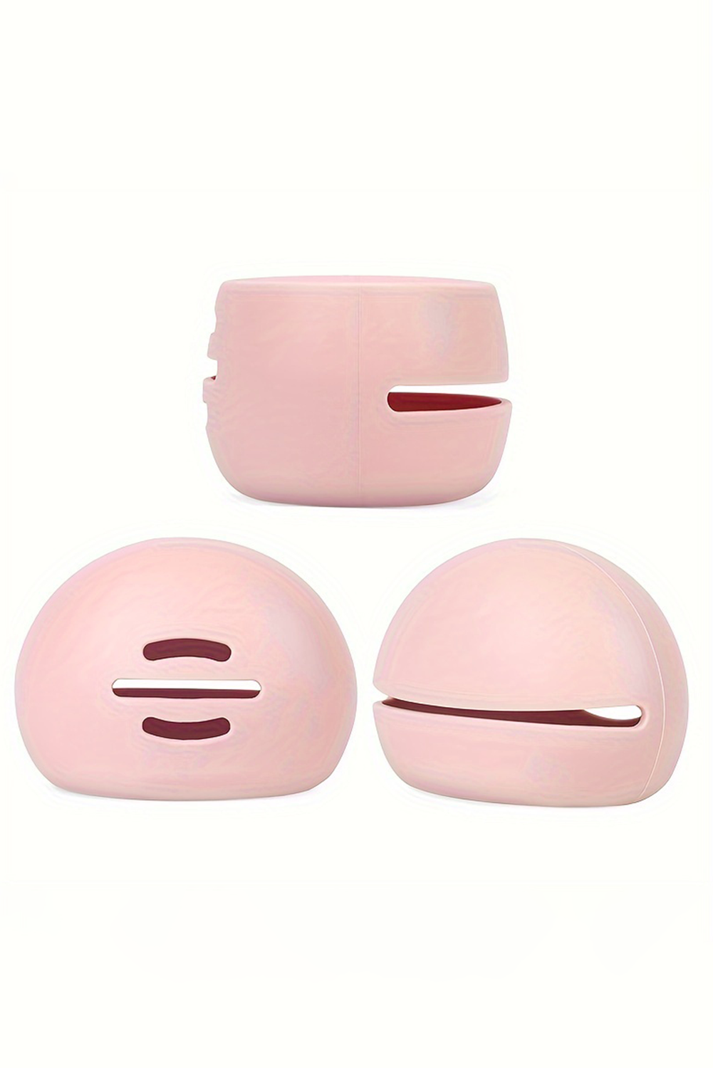 Light Pink Makeup Blender Silicone Travel Storage Case