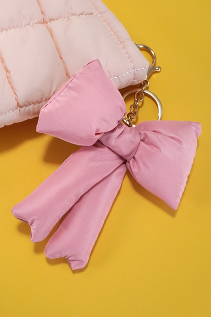 Pink Cute 3D Bow Knot Keychain