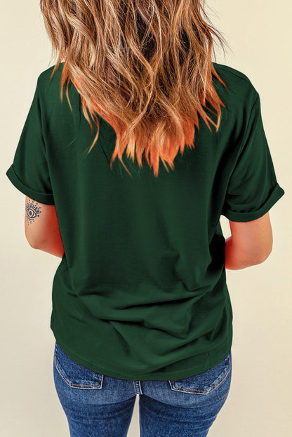 Green Merry Christmas Element Graphic Tee