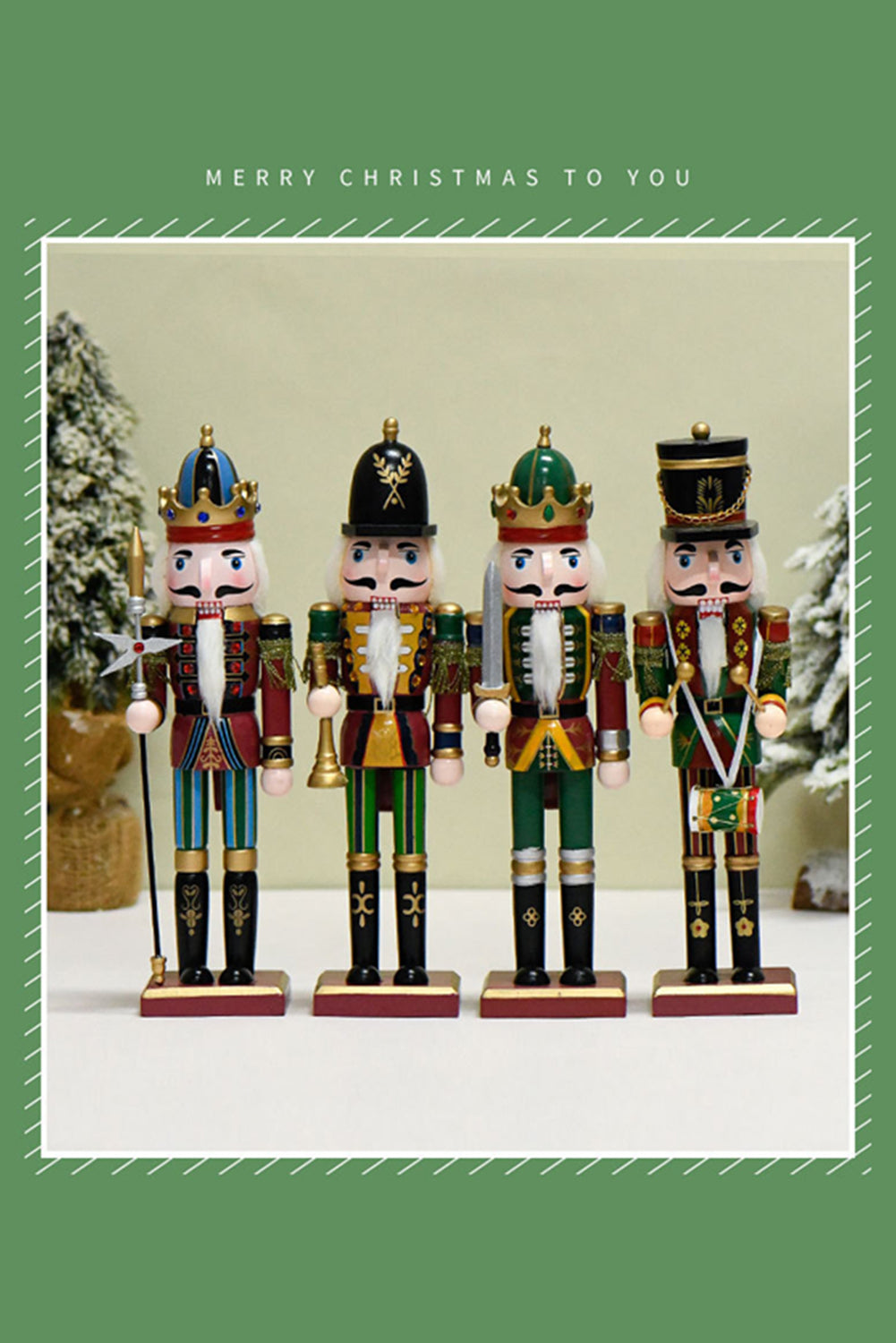 Blackish Green 1pcs Christmas Nutcracker Home Decoration