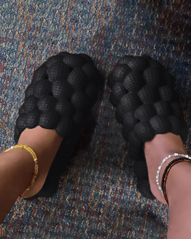 Bubble Pattern Slippers Without Labels