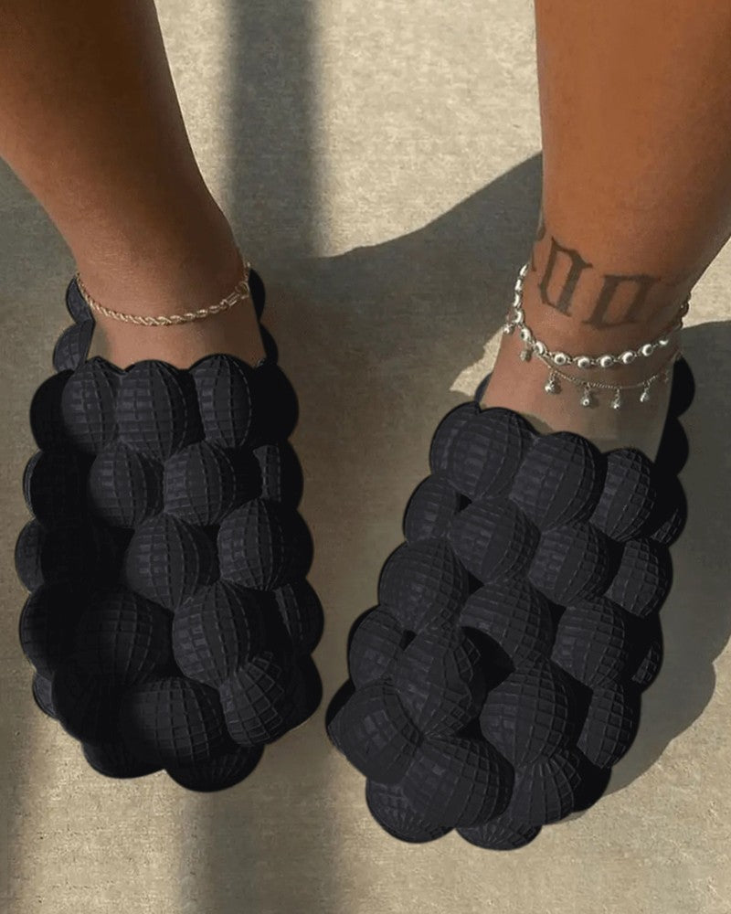 Bubble Pattern Slippers Without Labels