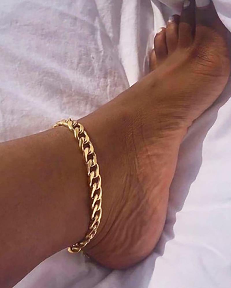 1PCS Simple Chain Anklet