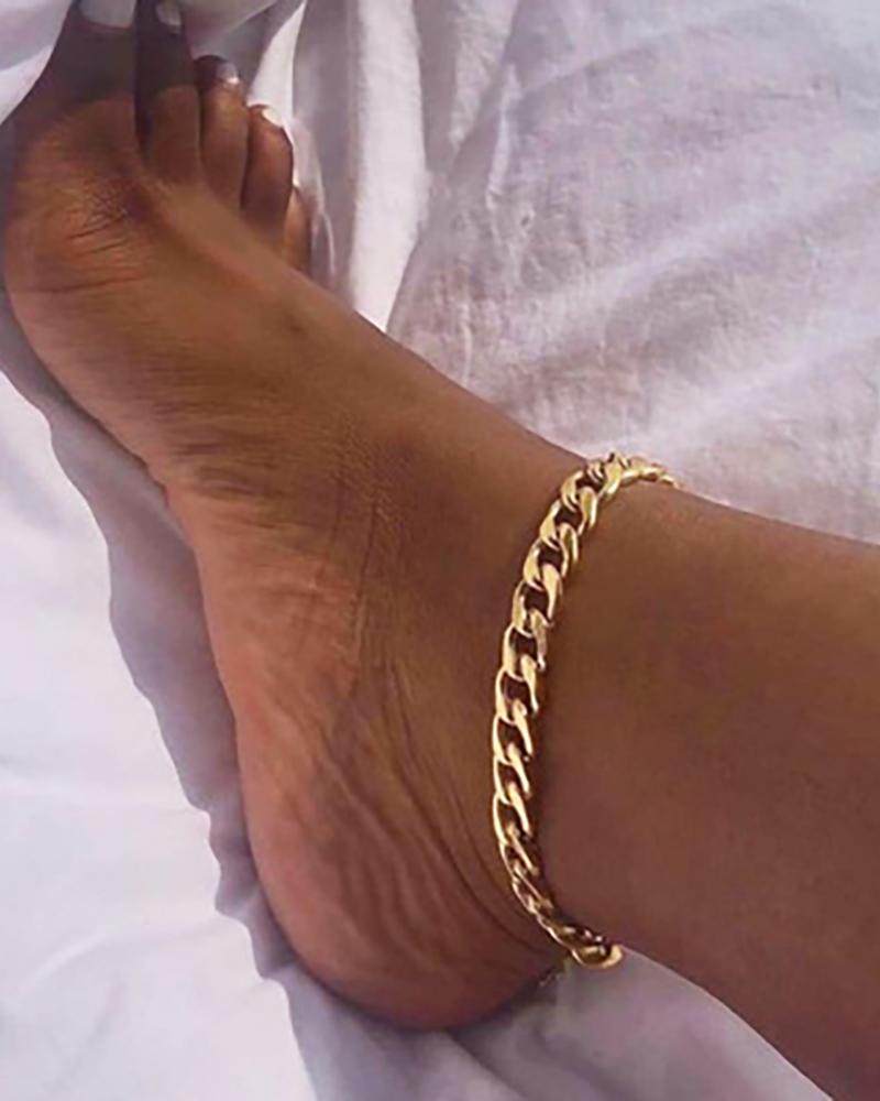 1PCS Simple Chain Anklet