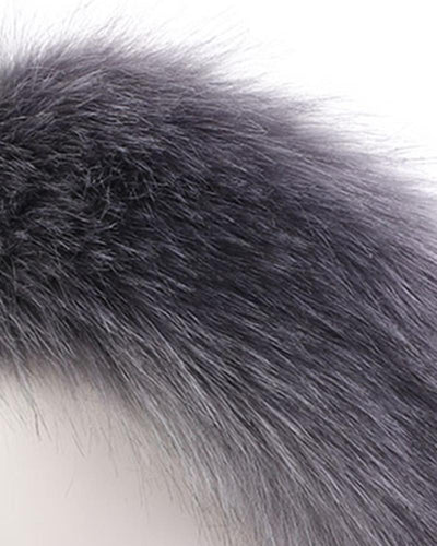 Faux Fur Fluffy Winter Warm Headband Earmuffs Hat