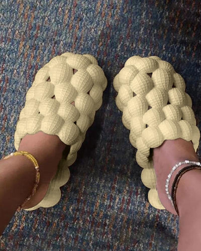 Bubble Pattern Slippers Without Labels