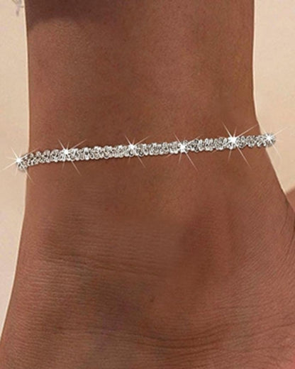 1pc Twisted Beach Chain Anklet