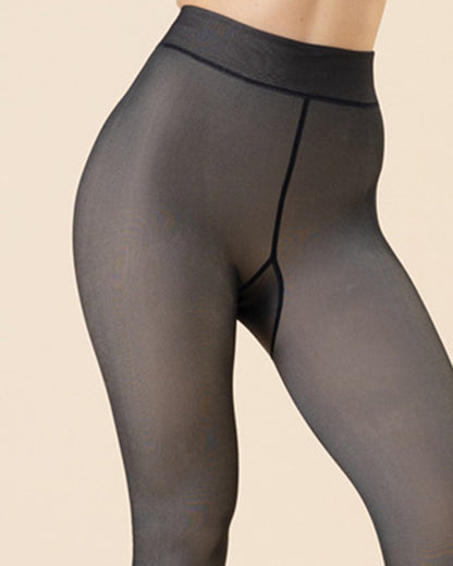 Fleece Lined Tights Stockings Leggings