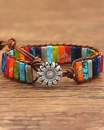 Daisy Pattern Clan Bohemian Bracelet