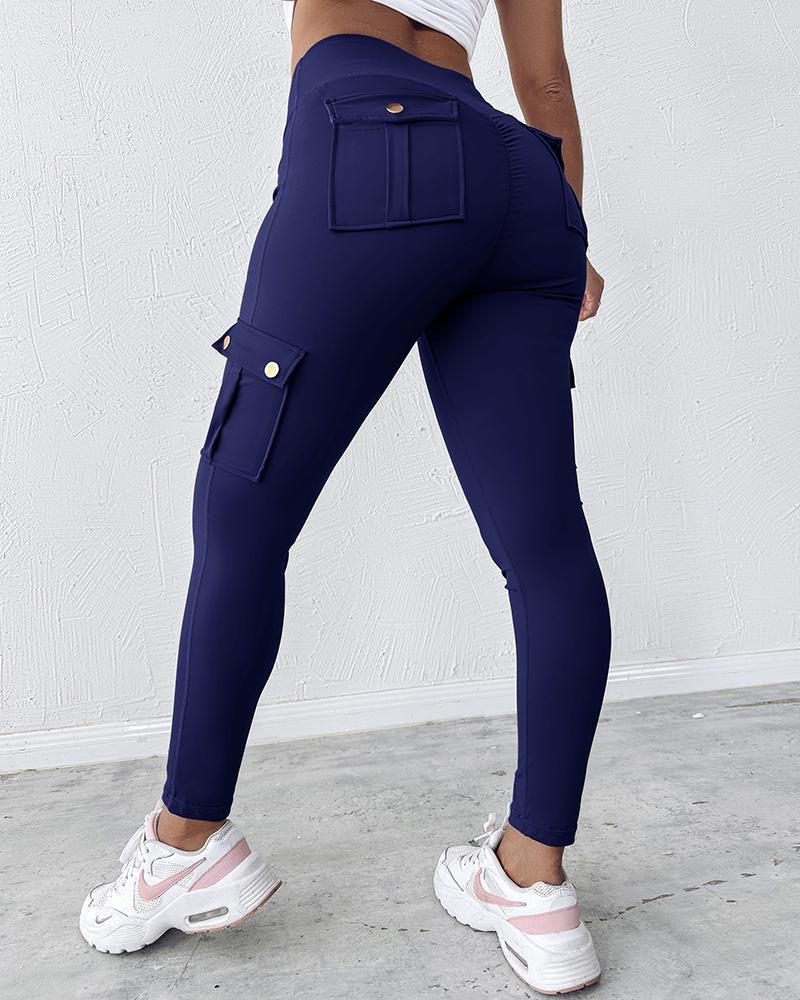 Quick Dry Butt Lifting Ruched Active Pants