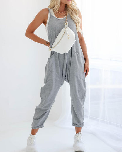 Pocket Design Casual Harlan Jumpsuit