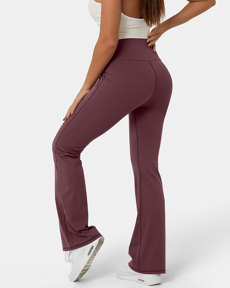 Lace up Quick Dry Active Flared Pants