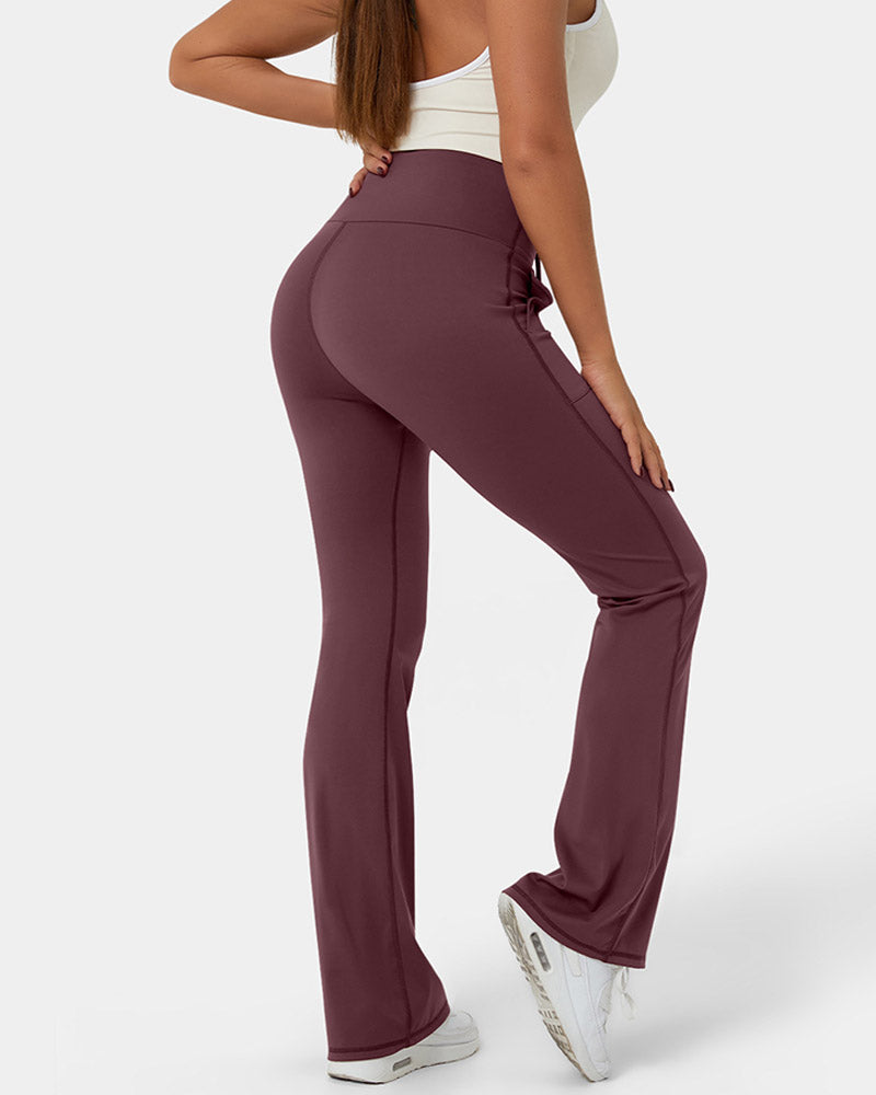 Lace up Quick Dry Active Flared Pants