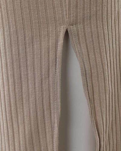 Long Sleeve Top & Split Hem Skirt Set