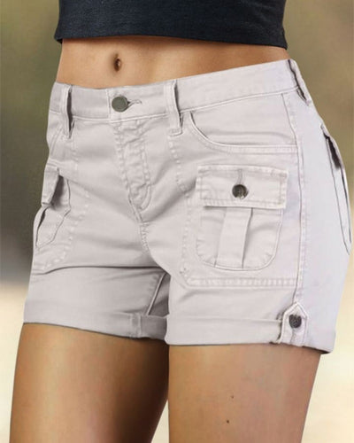 Pocket Design Casual Shorts